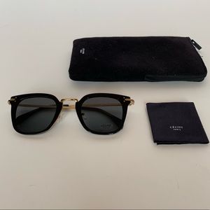 Celine CL 41402 sunglasses Black and gold